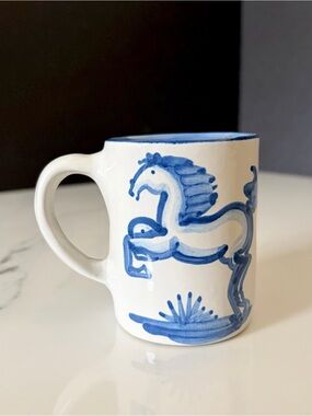 Child Mug - Blue Horse Personalized "Ruby" by M.A. Hadley